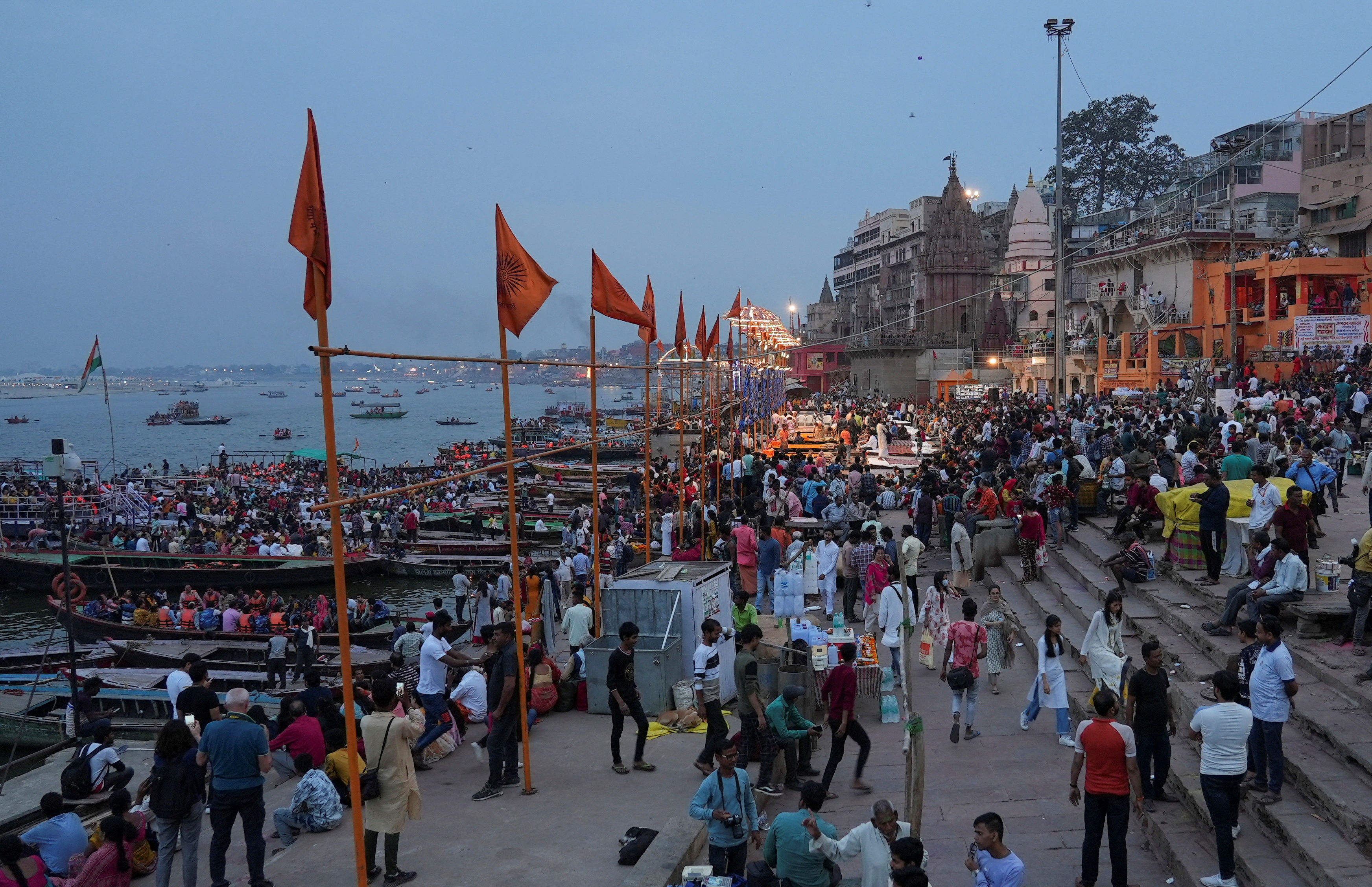 ▲▼ 印度城市瓦拉納西（Varanasi） 。（圖／路透）
