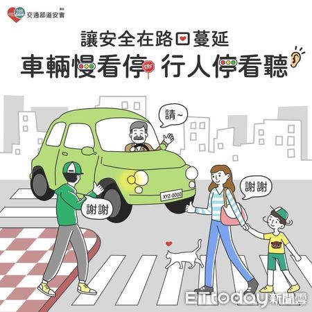 ▲▼  保障行人用路安全 嘉縣警局啟動「車不讓人」違規執法  。（圖／嘉義縣警局提供）