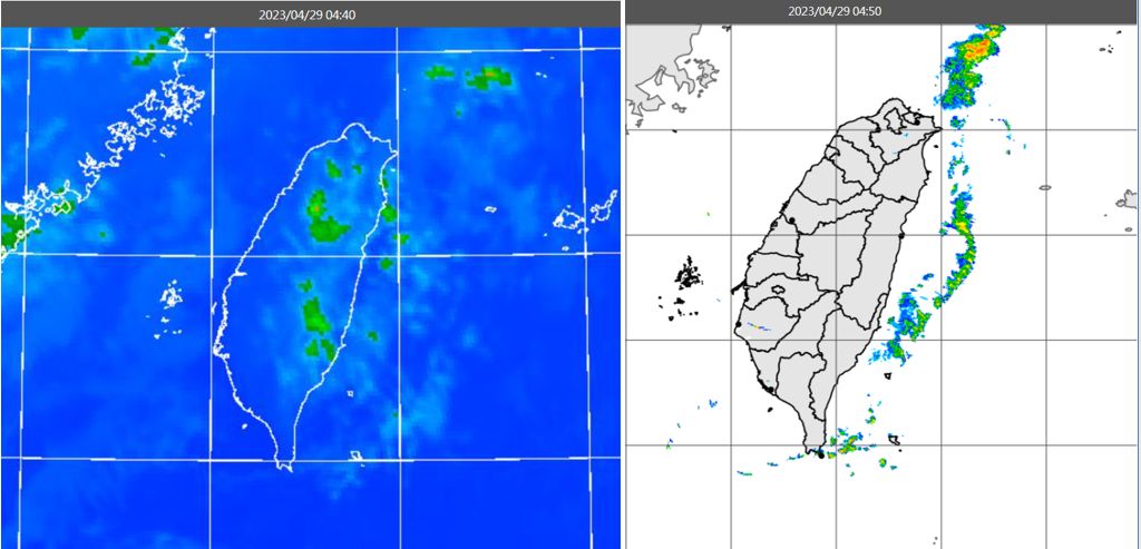 ▲▼衛星雲圖。（圖／中央氣象局）