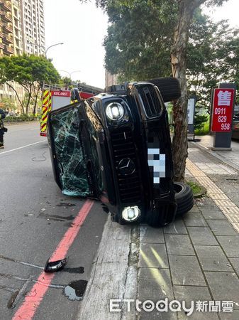 ▲▼ 林口車禍 。（圖／記者戴上容翻攝）