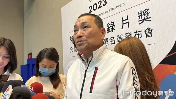 ▲▼ 侯友宜出席2023新北市紀錄片奬優選名單發布會    。（圖／記者崔至雲攝）