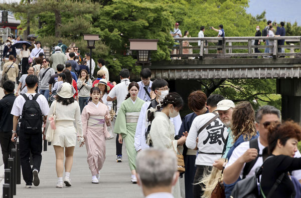 ▲▼日本黃金周嵐山。（圖／達志影像／美聯社）