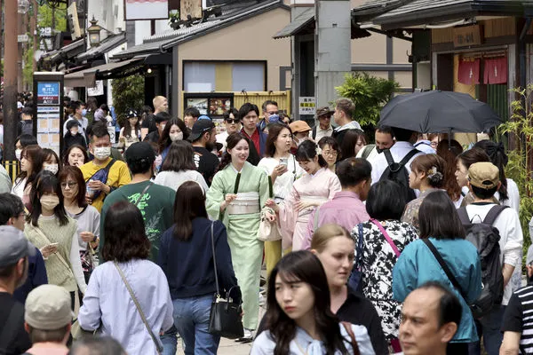 ▲▼日本黃金周嵐山。（圖／達志影像／美聯社）