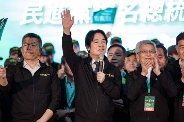 ▲▼民主進步黨主席暨總統候選人賴清德今(30)日出席「台中市信賴台灣之友會成立大會」。（圖／民進黨提供）