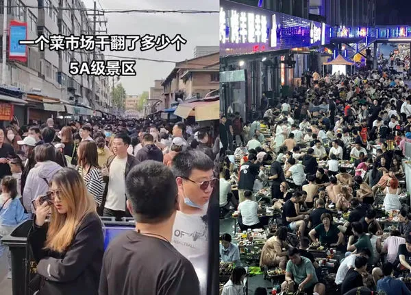 ▲「淄博燒烤」前陣子在大陸網路爆紅。（圖／翻攝自微博）