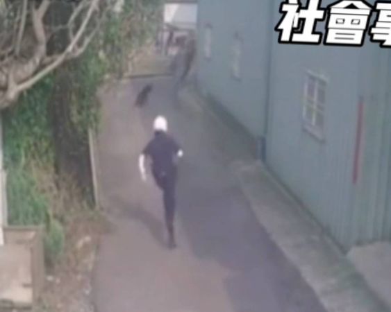 ▲黑狗協助溪湖警分局逮捕酒駕犯嫌。（圖／翻攝自社會事新聞影音）