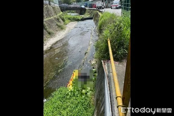 ▲▼新北市五股區跌落水溝亡 。（圖／記者陳以昇攝）