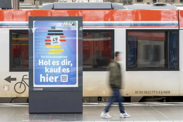 ▲▼ 德國推出全國適用的單一費率大眾運輸月票，要價僅49歐元（約新台幣1662元）。（圖／達志影像／美聯社）