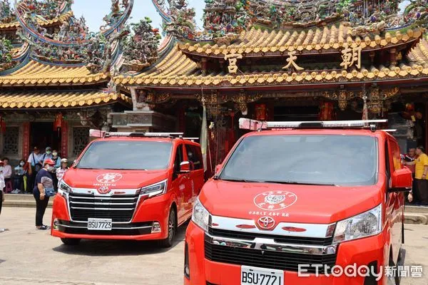 ▲雲林縣消防局獲贈救災車，未來將提供消防人員執行災情勘查、支援救災、載運人員、物資等任務。（圖／記者蔡佩旻翻攝）