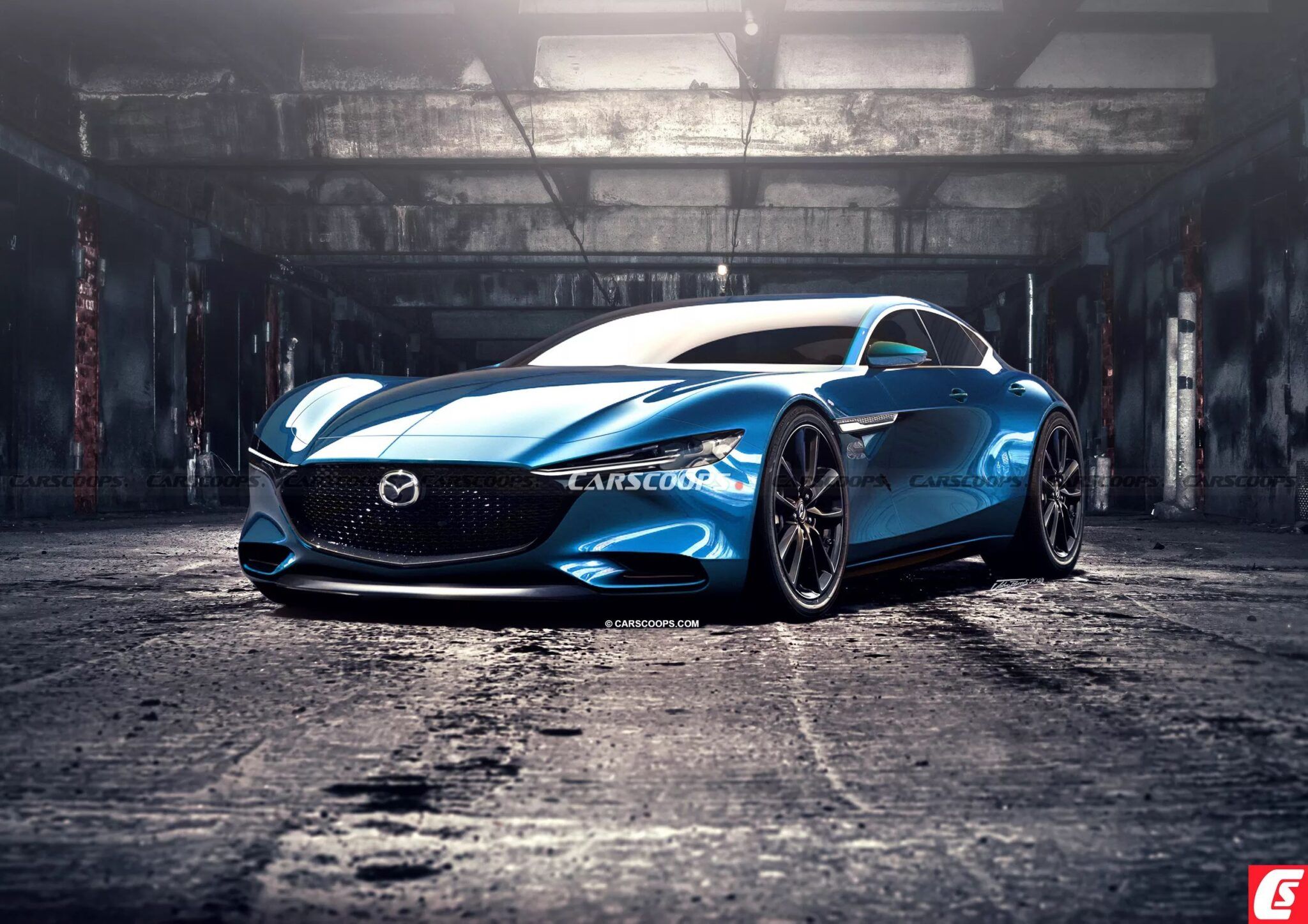 ▲國外驚喜傳出Mazda將帶來全新的Mazda 9轎跑車！（預想圖／翻攝自《Carscoops》）