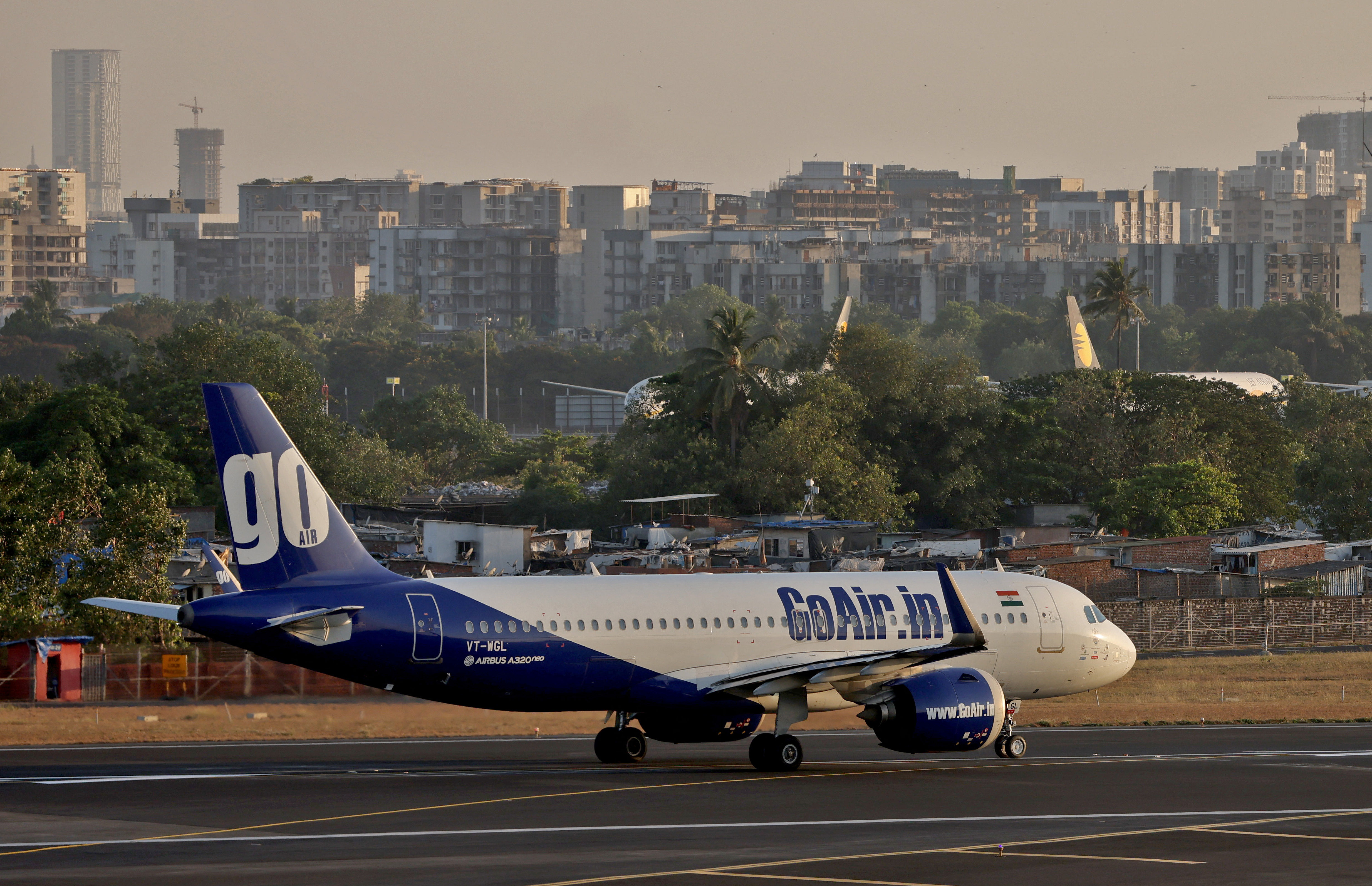▲▼ 印度航空公司Go First（捷行航空）宣布聲請破產。（圖／路透）