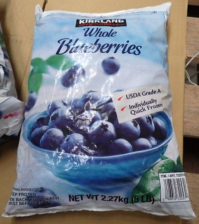 ▲▼食藥署公布受Ａ肝病毒污染藍莓包裝。（圖／食藥署提供）