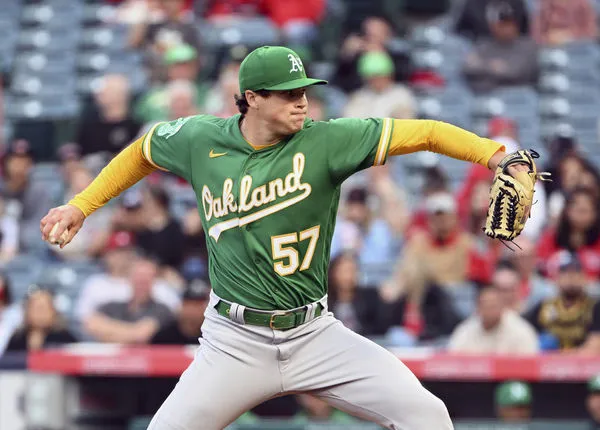 ▲運動家隊梅森·米勒（Mason Miller）            。（圖／達志影像／美聯社）