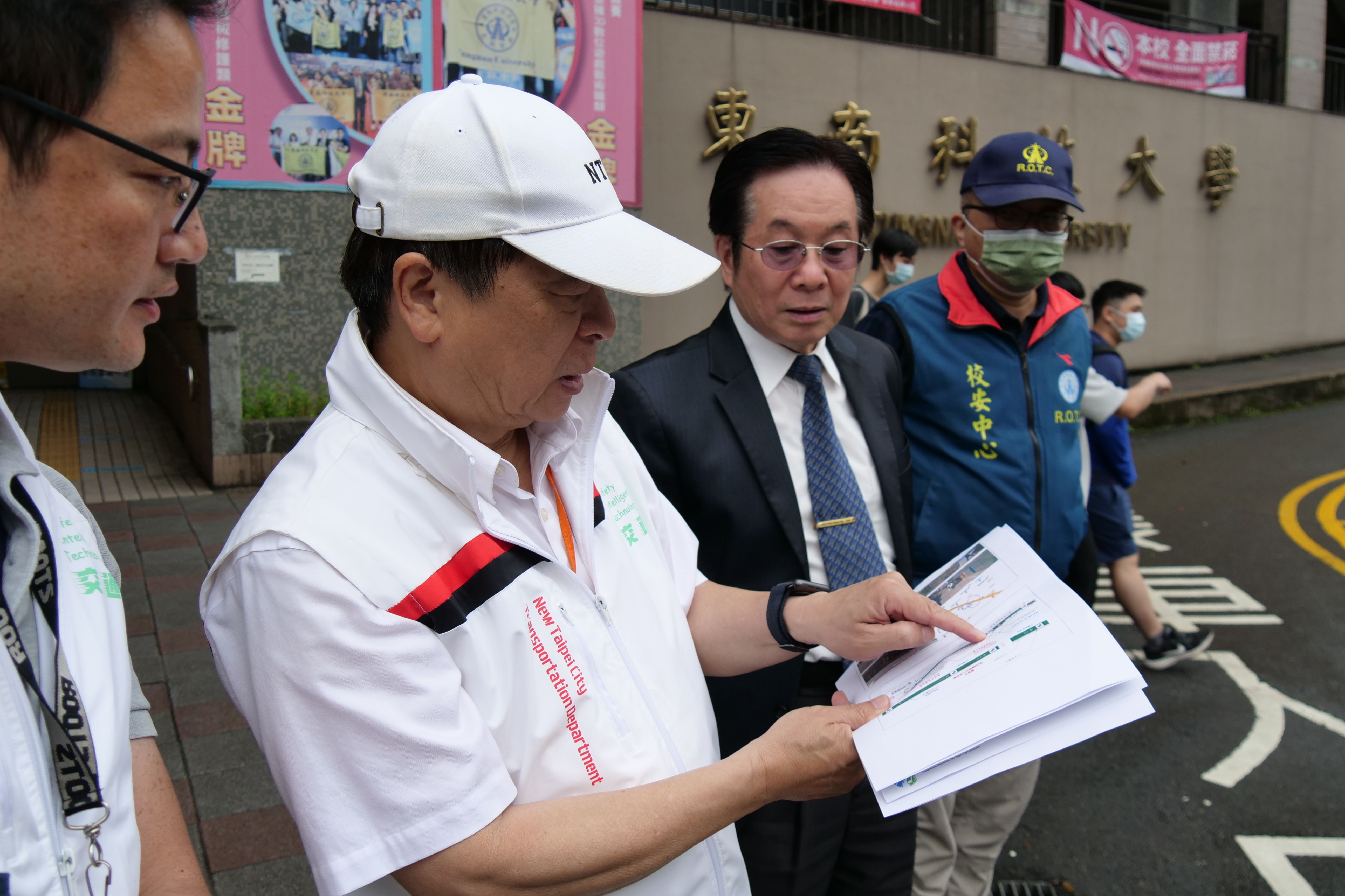 ▲新北人本交通大學篇 大專院校周邊人行環境改善。（圖／新北市交通局提供）