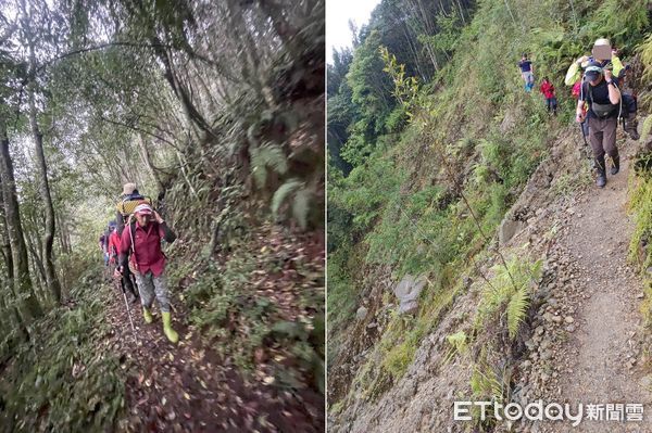 ▲有民眾攀登西巒大山時，不幸高山症發作。（圖／記者高堂堯翻攝）