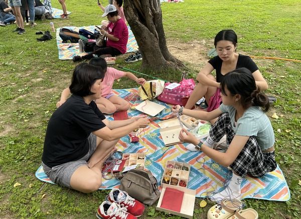 ▲2023桃園桐花祭客家傳統美食，納入「九豐格客家餐盒」