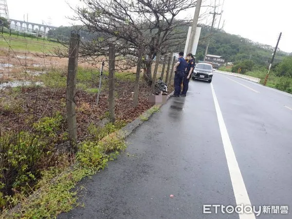 ▲▼(碼)苗栗通霄鎮南和路死亡車禍。（圖／民眾提供）