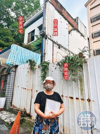 曾擔任王力宏、陳昇等知名歌手經紀人的胡馨云（圖）指控新北市府疏失，導致她家破人亡、鄰居拆屋後無家可歸。
