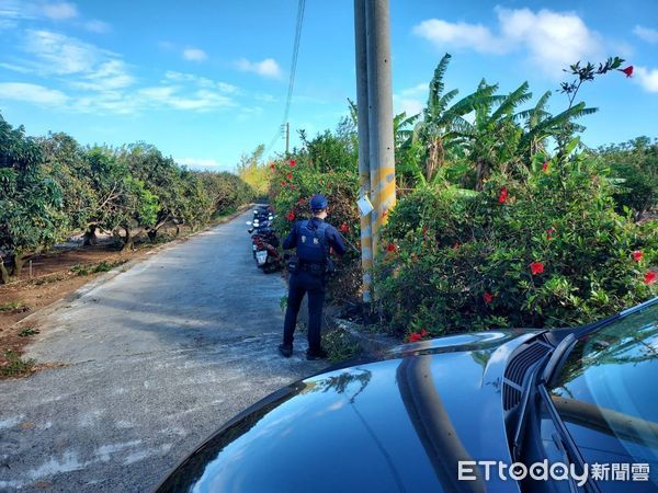 ▲恆春警方啟動護農專案，巡邏荔枝園等場所             。（圖／記者陳崑福翻攝）