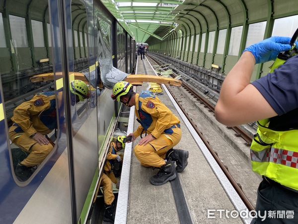 ▲台中捷運,綠線,意外,工安。（圖／民眾提供）