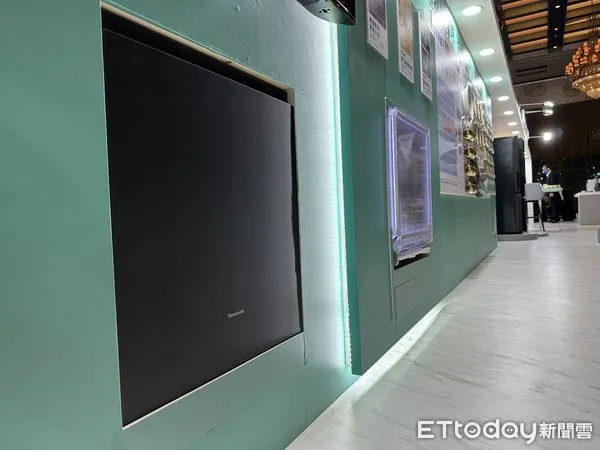 ▲Panasonic在台推出首款嵌入式洗碗機，強調可單作烘碗機使用。（圖／記者蔡惠如攝）