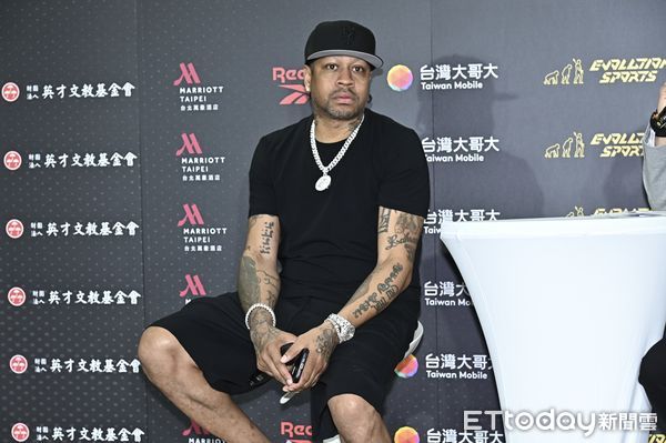 ▲▼NBA傳奇球星「戰神」艾佛森(Allen Iverson)來台記者會。（圖／記者李毓康攝）