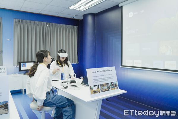 ▲▼政大與Meta成立「XR中心實驗室，為台灣第一所大學與Meta的XR合作計畫，提供學生全方位沉浸式體驗。（圖／政大提供）