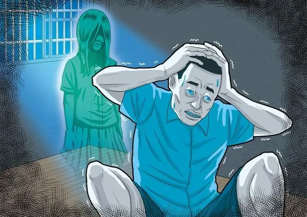 廖明德告訴警方自己犯案後，夜夜都有冤魂來索命，讓他無法入眠。