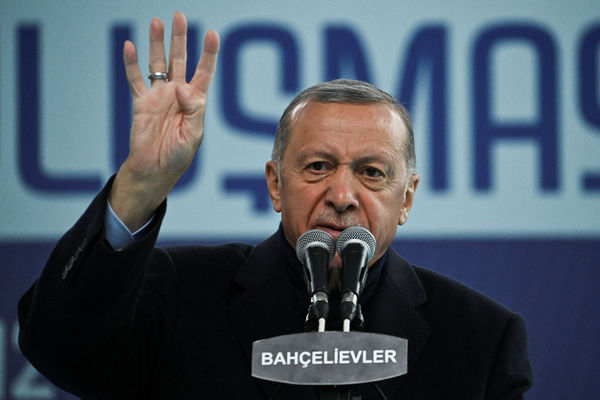 ▲▼土耳其總統艾爾段（Recep Tayyip Erdogan）的競選集會與其支持者。（圖／路透）