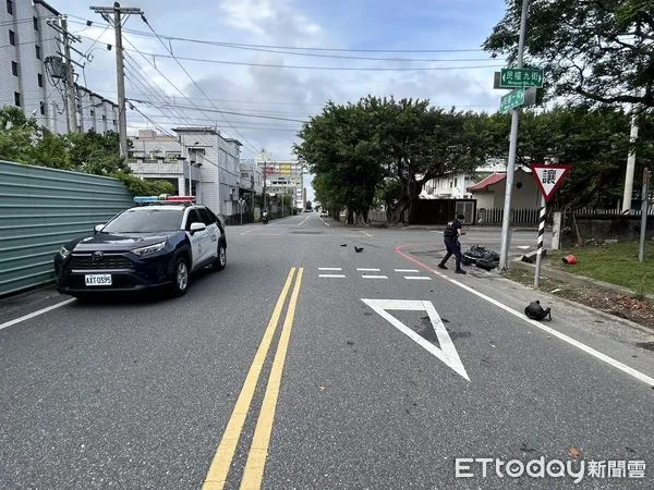 ▲▼             花蓮縣花蓮市民德一街、民權九街路口日前發生車禍。（圖／記者柯政誟翻攝）