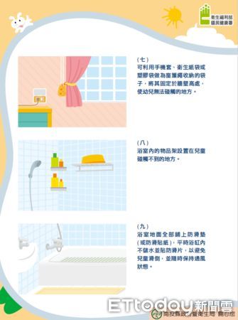 ▲5月15日為兒童安全日，南投縣政府提供14項居家環境安全檢測。（圖／南投縣政府提供）