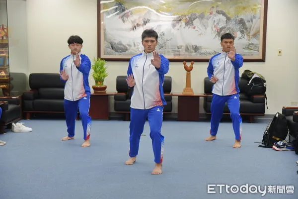 ▲南投縣空手道東亞錦標賽再創佳績，獲縣長許淑華勉勵。（圖／南投縣政府提供，下同）