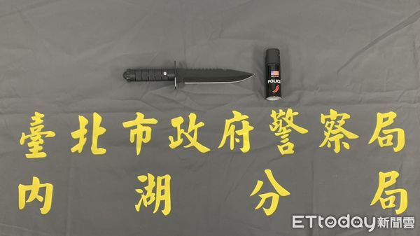 ▲內湖康寧路經傳聚眾鬥毆持刀傷人案，警方事後逮捕8人到案。（圖／記者張君豪翻攝）