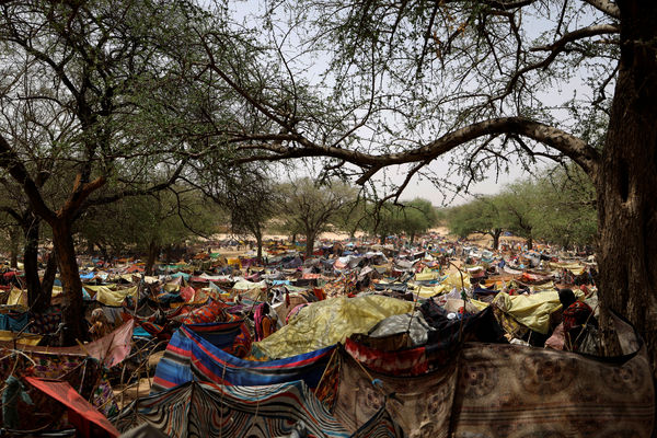 ▲▼蘇丹內戰，平民逃到鄰國查德（Chad）尋求庇護。（圖／路透）