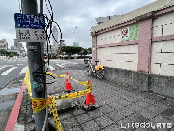 ▲北一女電話亭拆除，校方強調是中華電信主動拆除。（圖／記者楊惠琪攝）