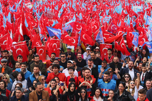 ▲▼ 土耳其反對派聯盟總統候選人基里達歐魯（Kemal Kilicdaroglu）選前造勢。（圖／路透）