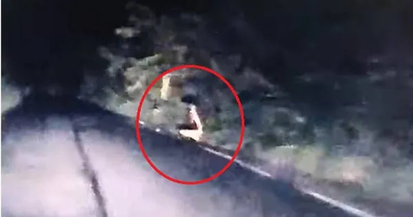 台東劉姓男子深夜開車行經鐵路橋下，突遇半裸年輕女子蹲在路旁。（圖／擷取自Facebook／台東大小事(112年)）