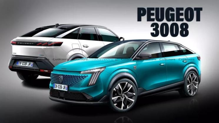 ▲正在最終測試的Peugeot 3008，即將在9月推出大改款！（預想圖／翻攝自外媒《Carscoops》）