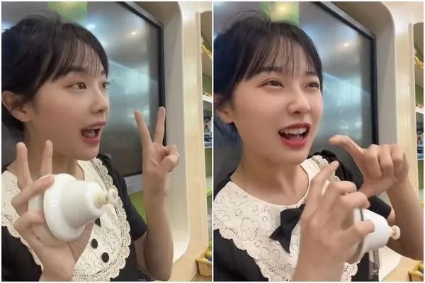 「挖呀挖老師」2天前發布新的兒歌教唱〈太陽高照花兒在笑〉。（翻攝自抖音@音樂老師花開富貴）