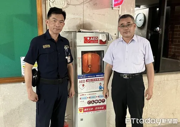 ▲▼3年前才拾金不昧2.4億　駐衛警與司機又出手救了洽公民眾。（圖／記者陳凱力翻攝）