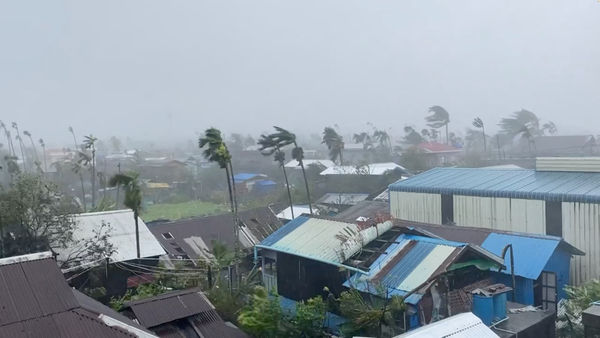 ▲▼ 熱帶氣旋摩卡（Mocha）強襲緬甸若開邦。（圖／路透）