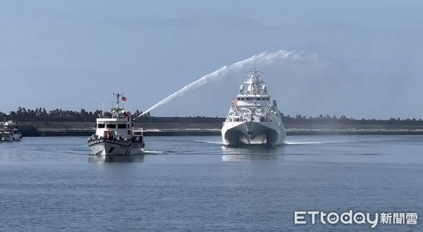 ▲海巡署安平級巡防艦CG607「 吉安艦」，於高雄辦理交船後，駛抵花蓮港。（圖／東部地區機動海巡隊提供，下同）