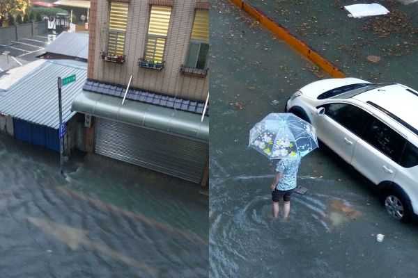 新竹大雨車庫被滅頂、逾10車泡水　居民：聽到喊淹水下樓已到小腿 | ETtoday生活新聞 | ETtoday新聞雲