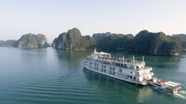 ▲▼越南最新豪華度假船天堂斐儷號海上VILLA。（圖／可樂旅遊提供）