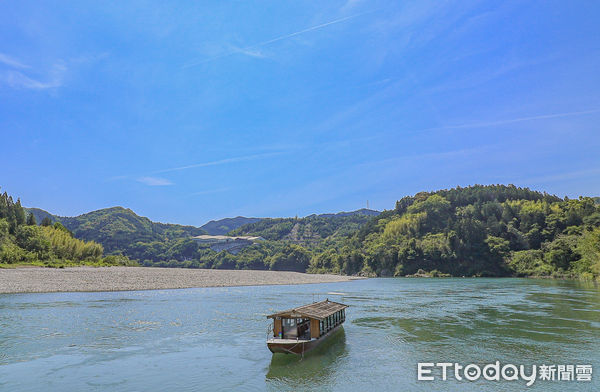 ▲▼日本高知仁淀川屋形船。（圖／記者蔡玟君攝）