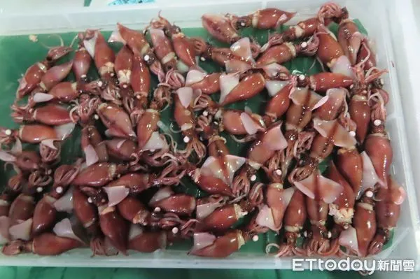 ▲▼日本出口「螢光烏賊」檢出重金屬含量不符規定。（圖／食藥署提供）