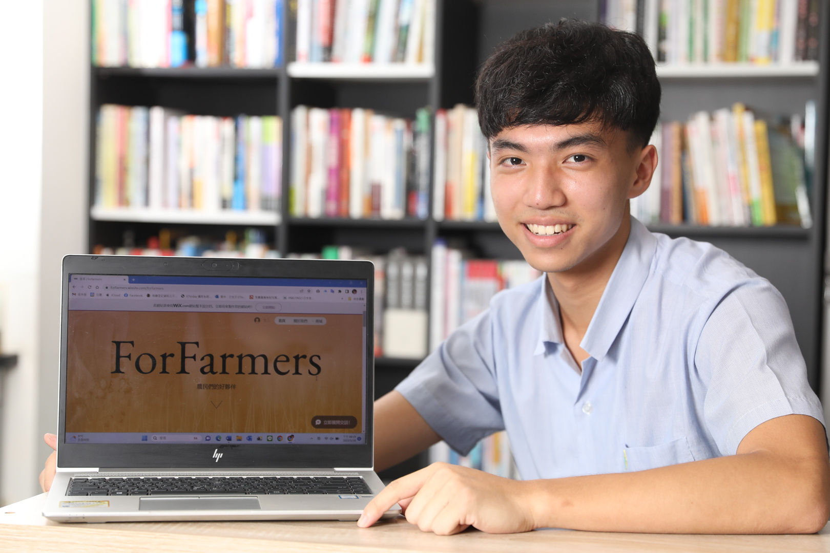 ▲▼專訪高中生談創立ForFarmers網站（業配 。（圖／記者黃克翔攝）