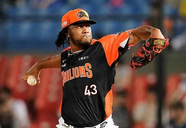 ▲統一獅隊洋將克維斯。（圖／統一球團提供）