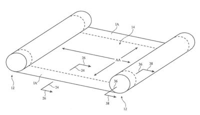 開發「卷軸螢幕」？蘋果取得新柔性螢幕專利　