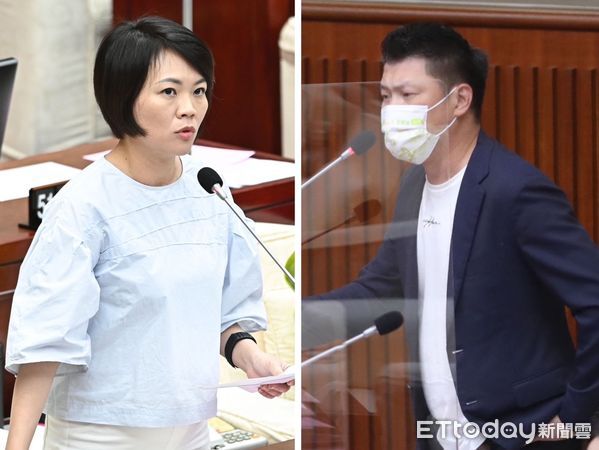 ▲▼民進黨台北市議員簡舒培、王閔生。（組合圖／記者李毓康、林敬旻攝）